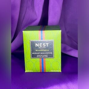 Midnight moss & vetiver Nest candle. RARE New in box. 8.1oz
